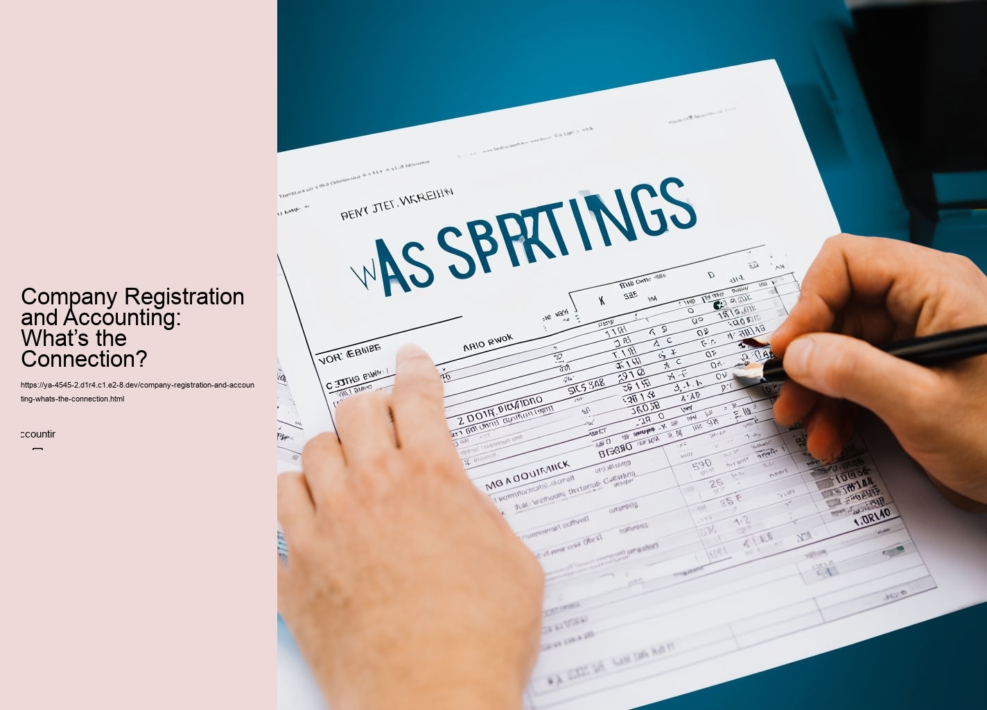 Company Registration and Accounting: What’s the Connection?